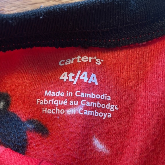 ☃️ Carter’s Fleece One Piece Pj’s - Picture 4 of 4
